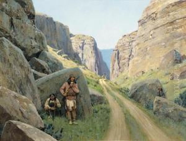 The Ambush
Signed And Dated 'farny '97' (lower Right) Oil Painting by Henry Farny