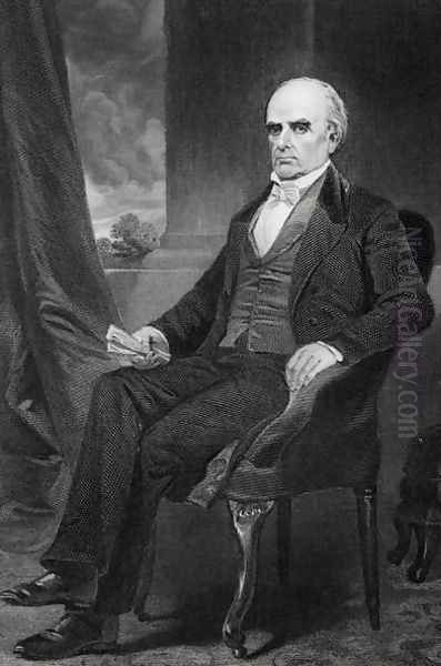 Portrait of Daniel Webster (1792-1852) Oil Painting by Alonzo Chappel