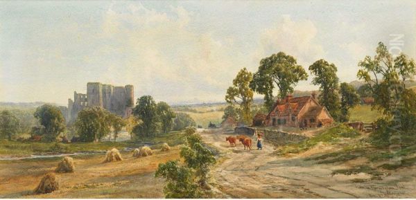 From The Birmingham Road, Kenilworth Oil Painting by John Faulkner