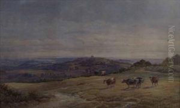 View Of Newlandscorner Oil Painting by John Faulkner