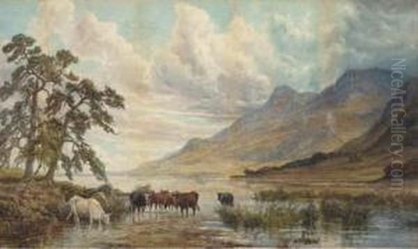 On Loch Shiel, Argyllshire Oil Painting by John Faulkner