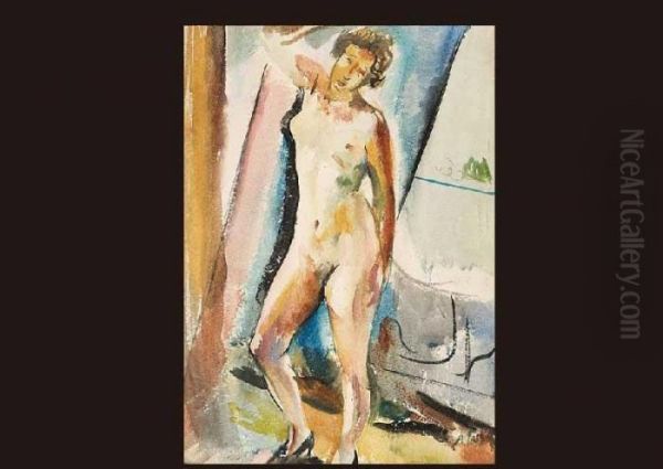 Nude Oil Painting by Andre Favory