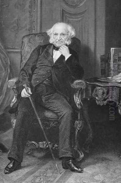 Portrait of Martin Van Buren (1782-1862) Oil Painting by Alonzo Chappel