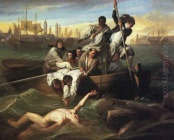 Watson And The Shark Oil Painting by John Singleton Copley