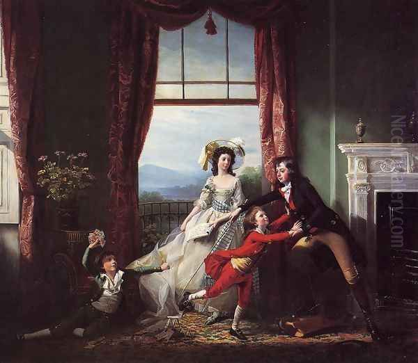 The Stillwell Family Oil Painting by John Singleton Copley