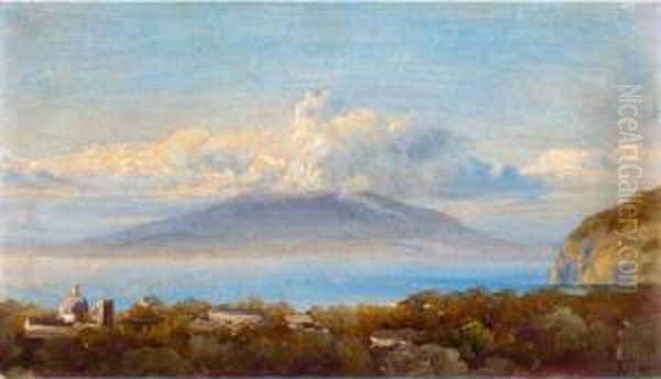 Vesuvius Oil Painting by Thomas Fearnley