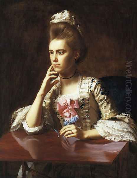 Mrs Richard Skinner Oil Painting by John Singleton Copley