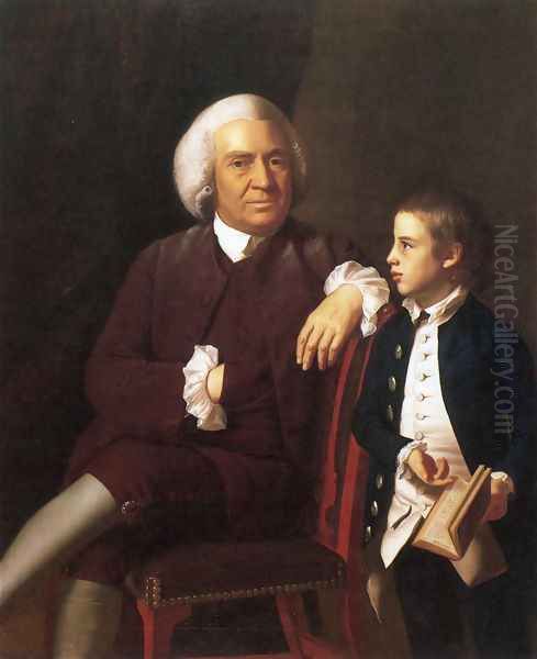 William Vassall And His Son Leonard Oil Painting by John Singleton Copley