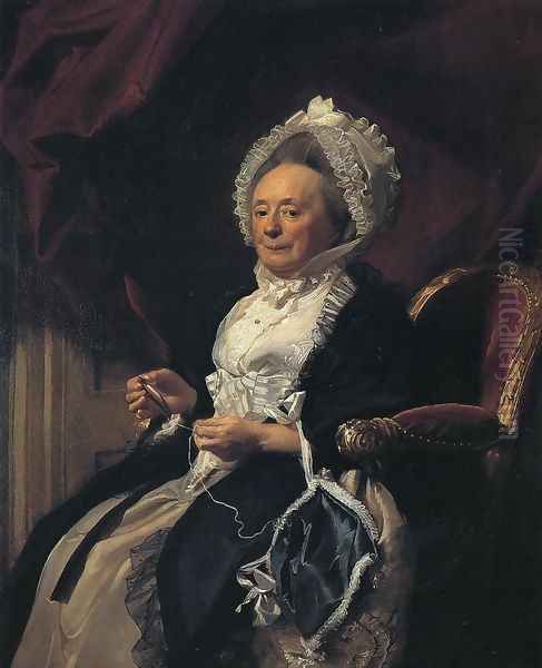 Mrs Seymour Fort Oil Painting by John Singleton Copley