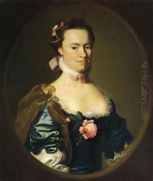 Lydia Lynde Oil Painting by John Singleton Copley