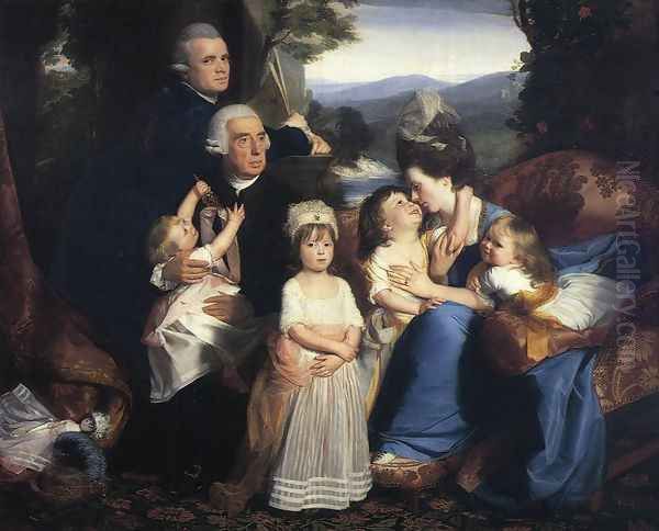 The Copley Family Oil Painting by John Singleton Copley