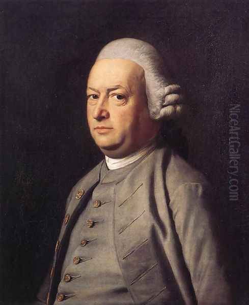 Portrait of Thomas Flucker Oil Painting by John Singleton Copley