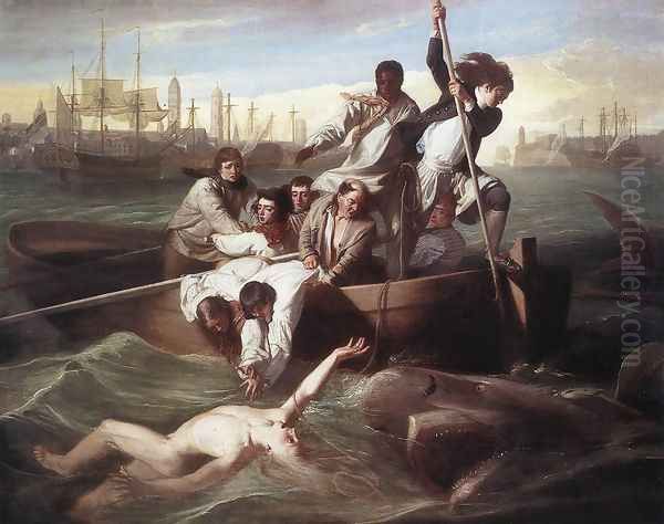 Brook Watson and the Shark 1778 Oil Painting by John Singleton Copley