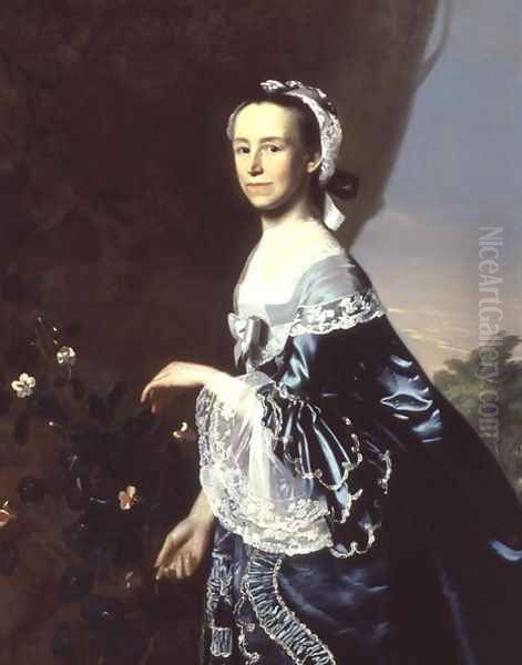 Mrs James Warren (Mercy Otis) c.1763 Oil Painting by John Singleton Copley