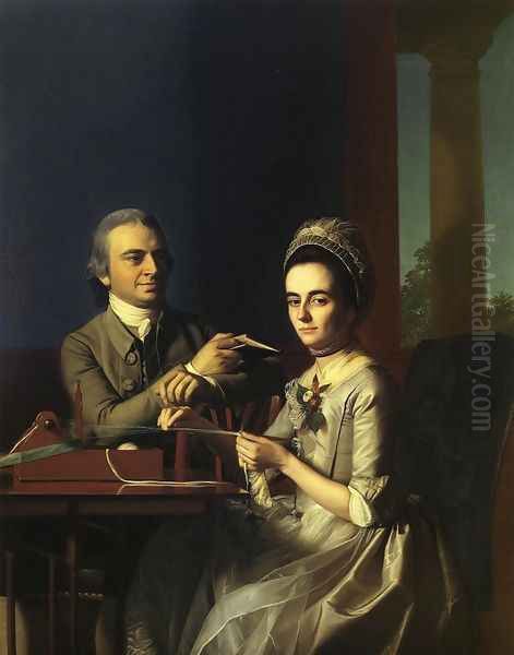 Mr. and Mrs Thomas Mifflin (Sarah Morris) Oil Painting by John Singleton Copley