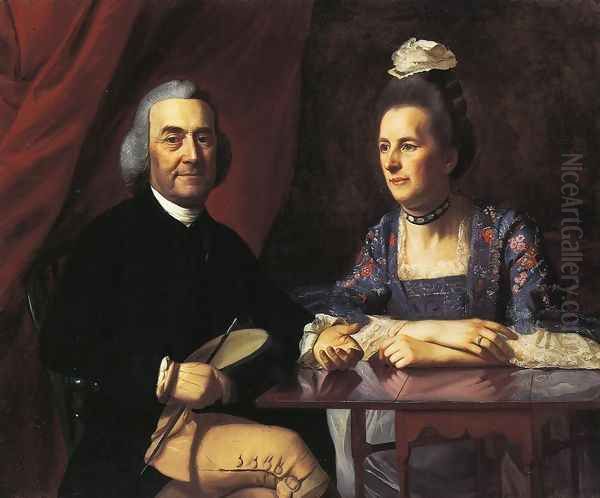 Mr. and Mrs. Isaac Winslow (Jemina Debuke) Oil Painting by John Singleton Copley