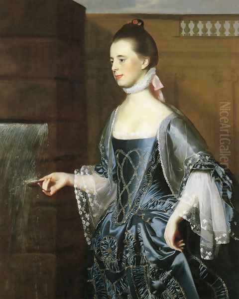 Mrs. Daniel Sargent (Mary Turner Sargent) Oil Painting by John Singleton Copley