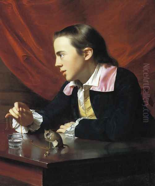 Boy with a Squirrel (or Henry Pelham) Oil Painting by John Singleton Copley