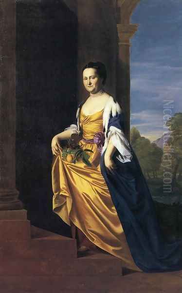 Mrs. Jeremiah Lee (Martha Swett) Oil Painting by John Singleton Copley