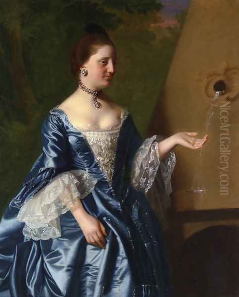 Mrs. Alice Hooper Oil Painting by John Singleton Copley