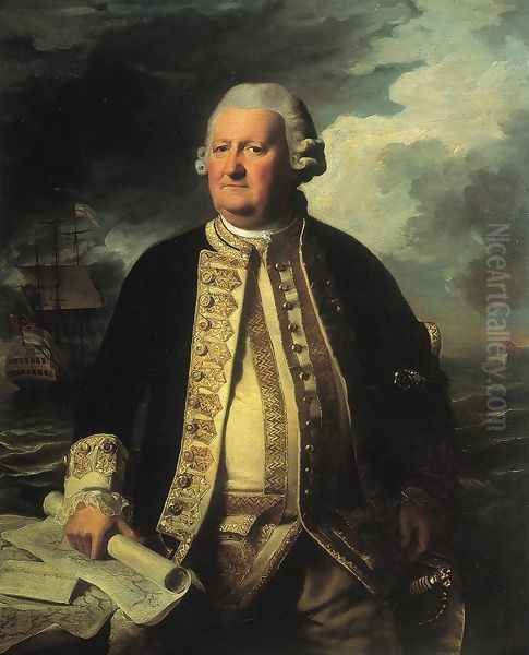 Clark Gayton, Admiral of the White Oil Painting by John Singleton Copley