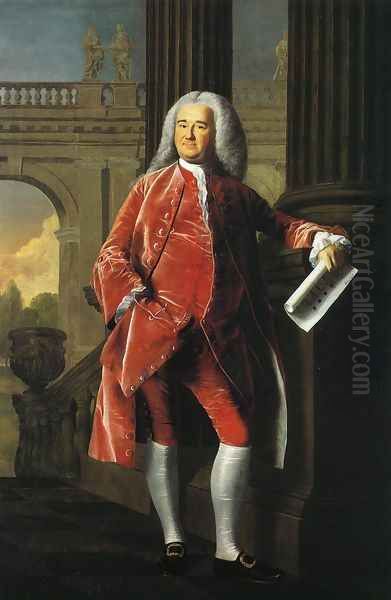 Nathaniel Sparhawk, 1764 Oil Painting by John Singleton Copley