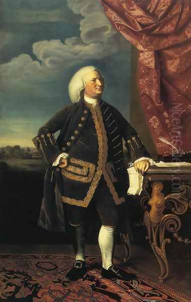 Jeremiah Lee Oil Painting by John Singleton Copley