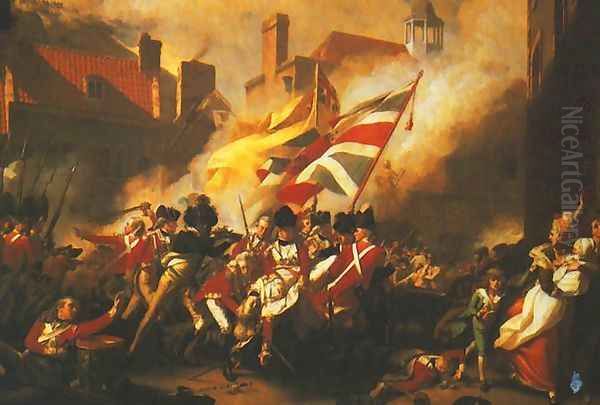 Death of Major Peirson Oil Painting by John Singleton Copley