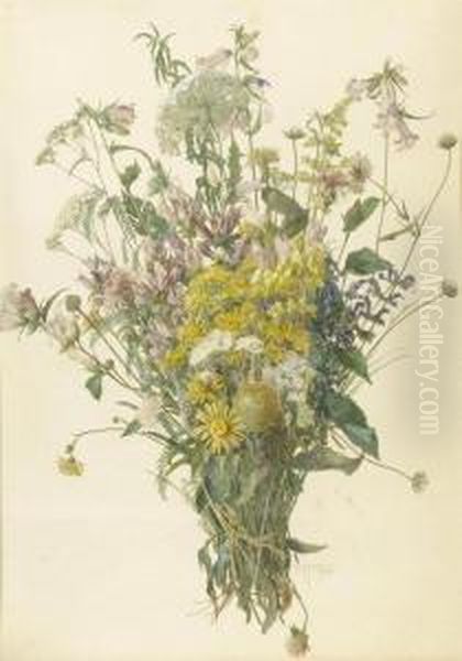 Bunch Of Flowers by Gustav Feith