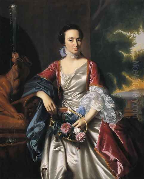 Rebecca Boylston Oil Painting by John Singleton Copley