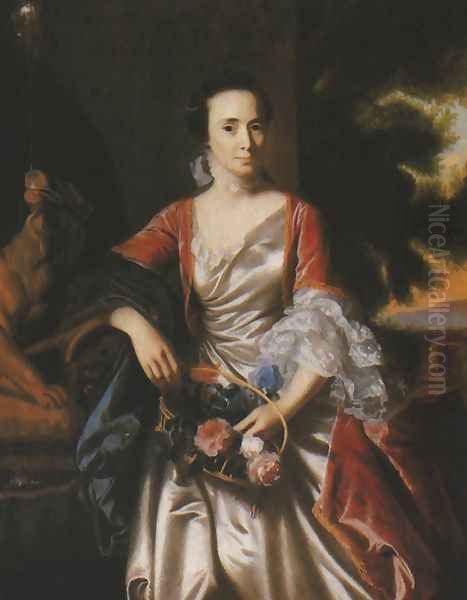 Portrait of Rebecca Boylston Oil Painting by John Singleton Copley