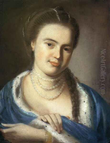 Mrs. Gawen Brown (Elizabeth Byles) Oil Painting by John Singleton Copley