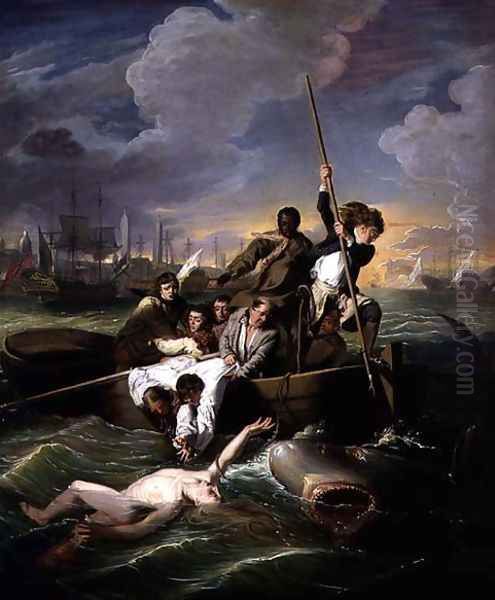 Watson and the Shark, 1782 Oil Painting by John Singleton Copley