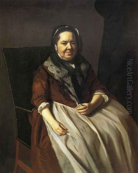 Mrs. Paul Richard (Elizabeth Garland) Oil Painting by John Singleton Copley