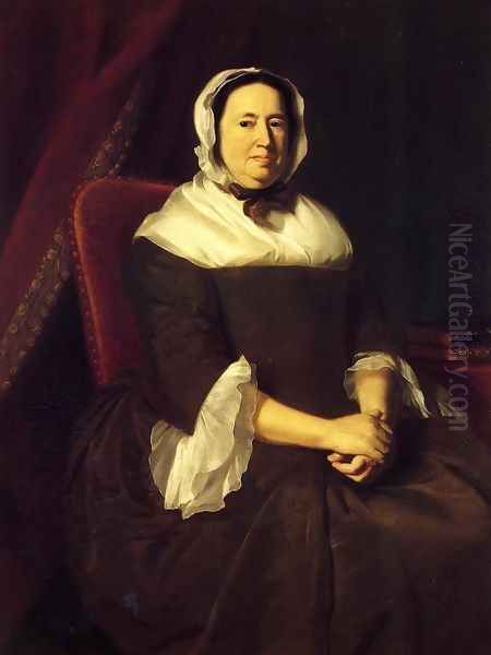 Mrs. Samuel Hill, nee Miriam Kilby Oil Painting by John Singleton Copley