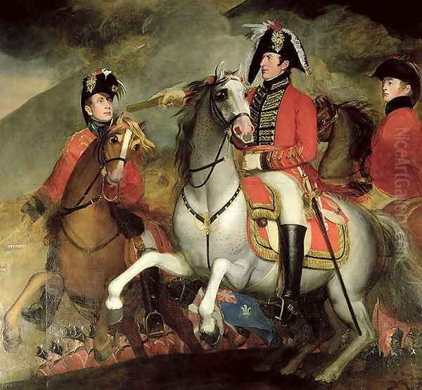 The Battle of the Pyrenees, 1812-15 Oil Painting by John Singleton Copley