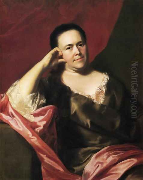 Mrs. John Scoally (Mercy Greenleaf) Oil Painting by John Singleton Copley