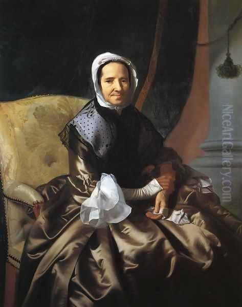 Mrs. Thomas Boylston (Sarah Morecock) Oil Painting by John Singleton Copley