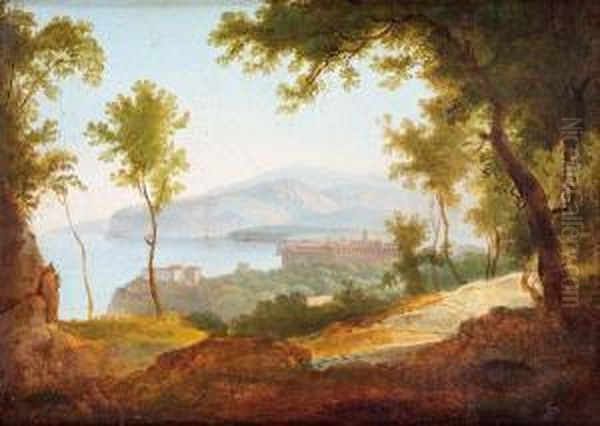 Veduta Di Sorrento Oil Painting by Salvatore Fergola