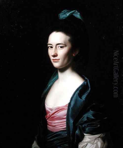 Portrait of Frances Montresor of New York, (1744-1826) 1771 Oil Painting by John Singleton Copley