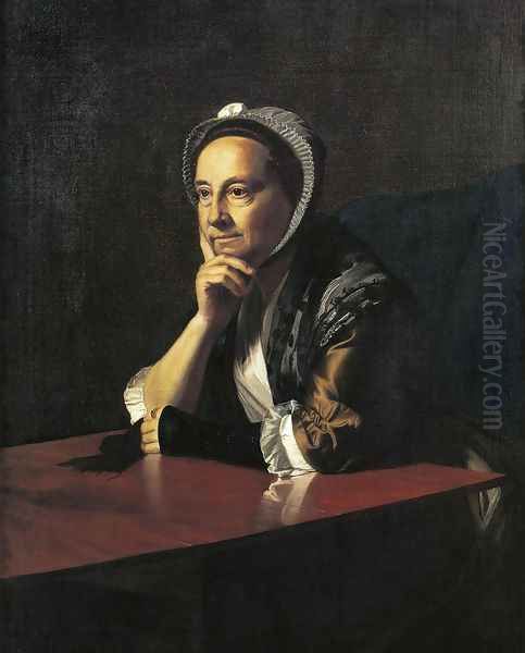 Mrs. Humphrey Devereux (Mary Charnock) Oil Painting by John Singleton Copley