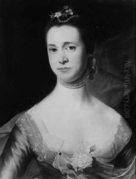 Mrs. Edward Green (Mary Storer) Oil Painting by John Singleton Copley