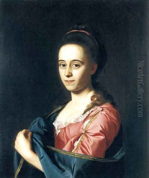 Mrs Joshua Henshaw II (Catherine Hill) Oil Painting by John Singleton Copley