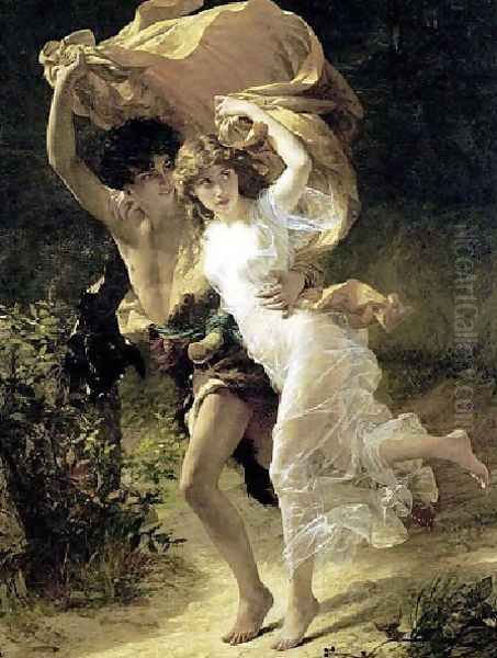 The Storm Oil Painting by Pierre Auguste Cot