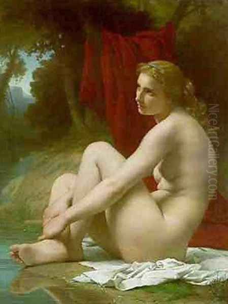 A Bather Oil Painting by Pierre Auguste Cot