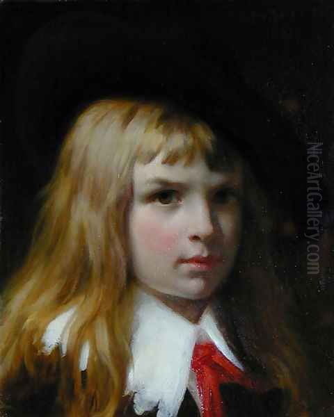 Little Lord Fauntelroy Oil Painting by Pierre Auguste Cot