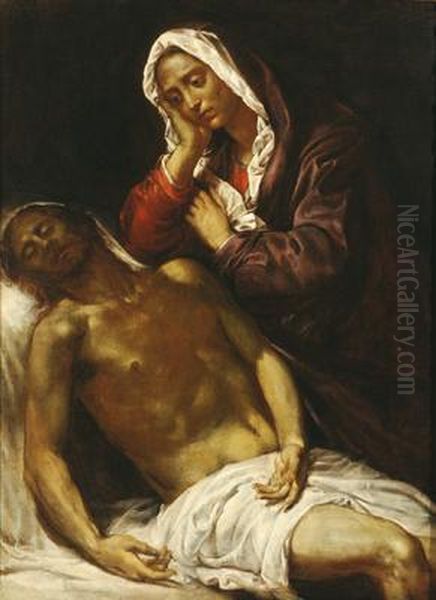 Pieta Oil Painting by Giovanni Andrea di Ferrari