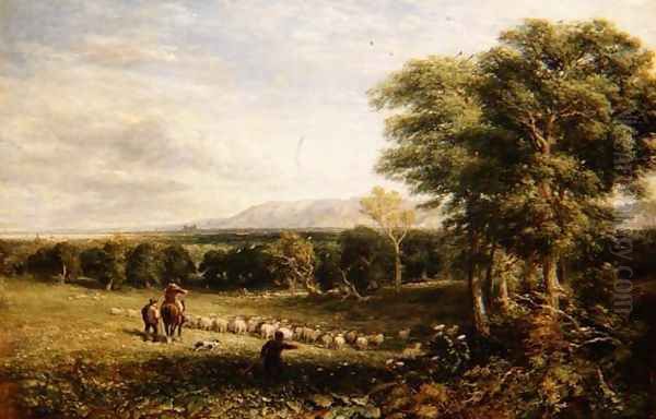 The Vale of Clwyd, 1849 Oil Painting by David Cox