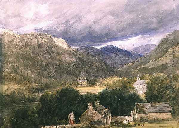 Bettws-y-Coed Oil Painting by David Cox