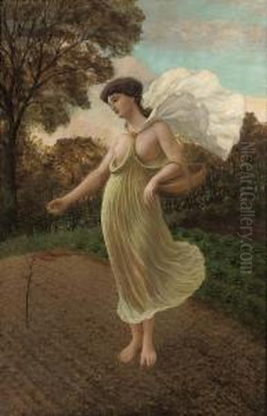 Demeter Oil Painting by Gabriel Joseph Marie Augustin Ferrier